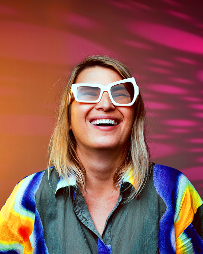 Colorful business portrait